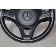 Mercedes Benz C-Klasse W205 Lenkrad Multifunktionslenkrad Leder A0004601803