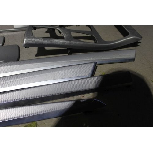 BMW 5er F11 2016 LCI 530d Set Zierleisten Dekorleisten Türleisten Alu M-Paket