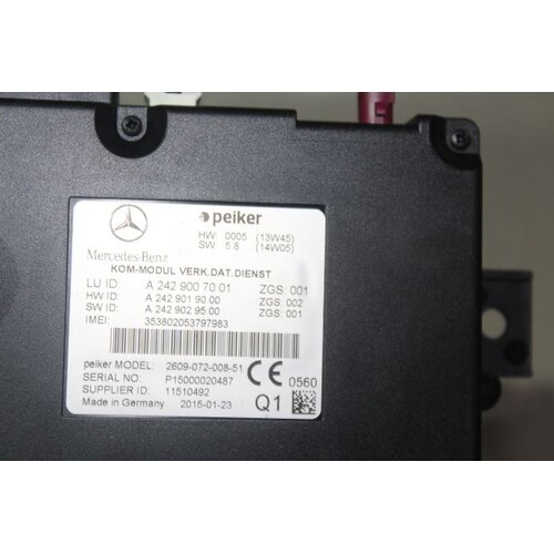 Mercedes Benz W447 V-Klasse Steuergerät Telematic A 2429007001