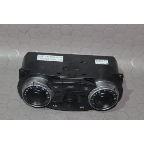 Bedienteil Heizung Klimaanlage Klimabedienteil Mercedes Benz R230 SL A2308300485