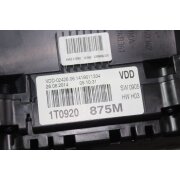Kombiinstrument Tacho VW Touran 1T 1T0920875M