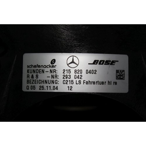 Mercedes Benz W215 Audio Lautsprecher Bose Rechts 2158200402