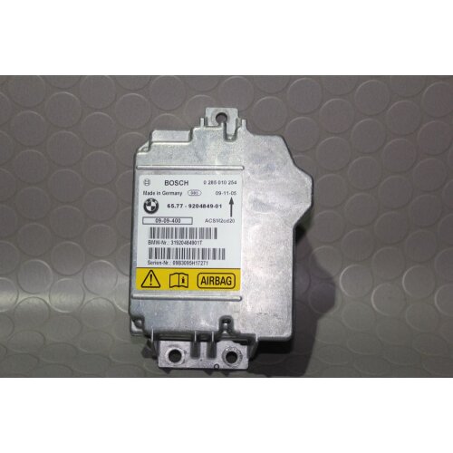 BMW X5 E70 Steuergerät Airbag Airbagsteuergerät 9204849